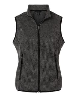Women's Jasper Jacquard Fleece Vest view 1