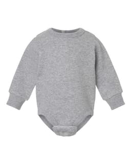 Infant Fleece Bodysuit in Heather