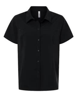 Women's UltraUVP Shoreline Short Sleeve Staff Shirt view 1