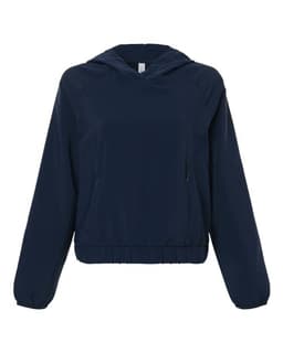 Women's UltraUVP Shoreline Long Sleeve Hooded Pullover in Classic Navy