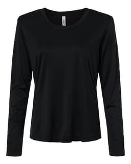 Women's Capital Performance Long Sleeve T-Shirt in Black