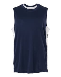 Youth Zone Performance Reversible Jersey in Sport Dark Navy/ White