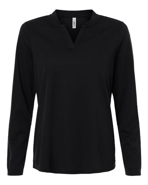 CORE365 Women's Nova Performance Long Sleeve Pique Polo