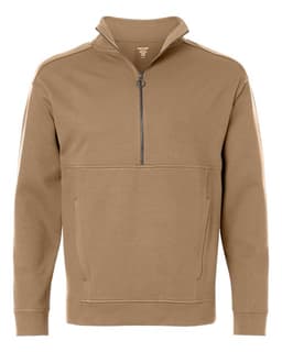 Men's Mantra Half-Zip Ottoman Pullover in Cafe