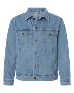 Unisex Cooper Denim Jacket in Light Denim
