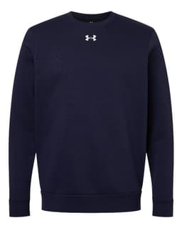 Men's Team Icon Fleece Crew in Midnight Navy/ White 