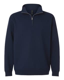Unisex Heavy Blend™ Quarter-Zip Sweatshirt in Navy