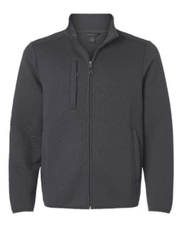 Men's Aspen Herringbone Fleece Full-Zip in Carbon