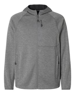 Men's Terrain Bonded Fleece Hooded Jacket in Light Heather