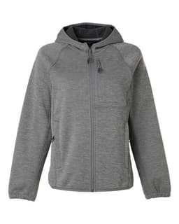 Women's Terrain Bonded Fleece Hooded Jacket in Light Heather