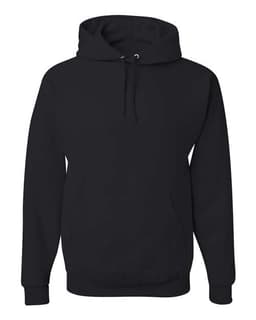 Unisex NuBlend® Hooded Sweatshirt in Black