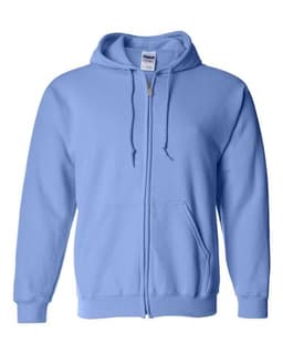Unisex Heavy Blend™ Full-Zip Hooded Sweatshirt in Carolina Blue