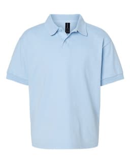 Youth DryBlend® Jersey Polo in Light Blue