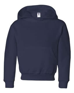 Youth NuBlend® Hooded Sweatshirt in J. Navy