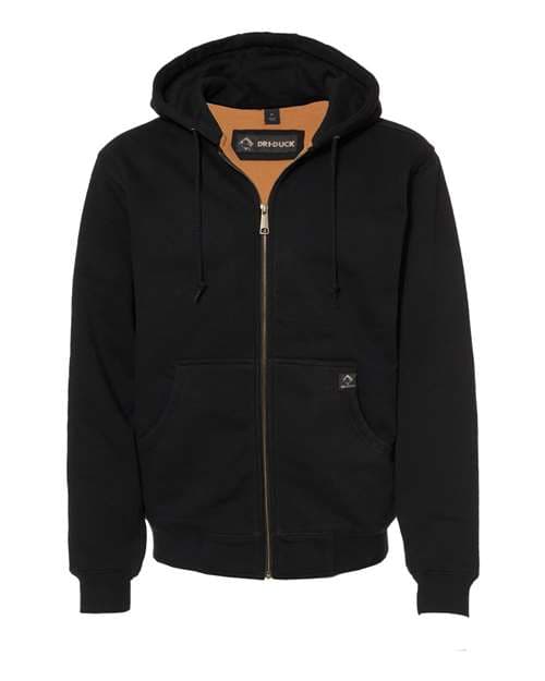 DRI DUCK Men's Crossfire Heavyweight Power Fleece Hooded Jacket with Thermal Lining