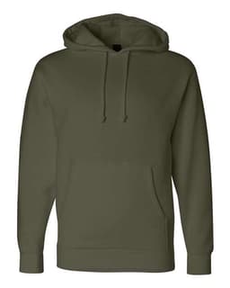 Unisex Heavyweight Hooded Sweatshirt in Army