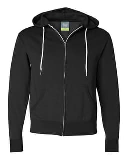 Unisex Lightweight Full-Zip Hooded Sweatshirt view 1