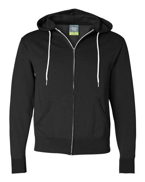 Independent Trading Co. Unisex Lightweight Full-Zip Hooded Sweatshirt
