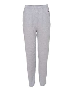 Unisex Powerblend® Open-Bottom Sweatpants with Pockets in Light Steel