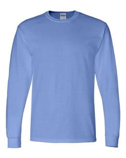 Unisex DryBlend® 50/50 Long Sleeve T-Shirt in Carolina Blue