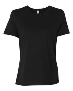 Women’s Relaxed Jersey Tee in Black