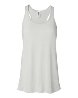Women's Flowy Racerback Tank in White