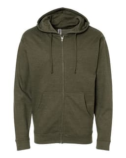 Unisex Midweight Full-Zip Hooded Sweatshirt view 1