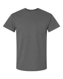 Unisex Ultra Cotton® Pocket T-Shirt in Charcoal