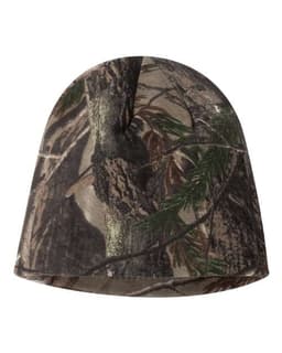 8" Licensed Camo Beanie view 1