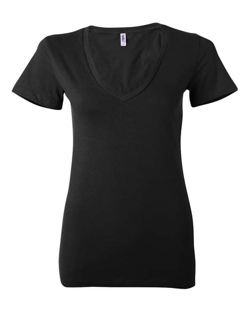 BELLA + CANVAS Women’s Jersey Deep V-Neck Tee