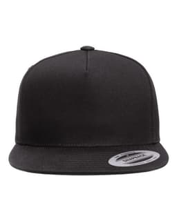 Five-Panel Cotton Twill Snapback Cap view 1
