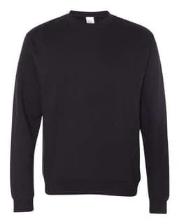 Unisex Midweight Crewneck Sweatshirt in Black