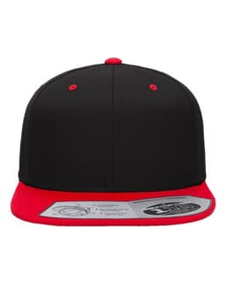 110® Snapback Cap in Black/ Red