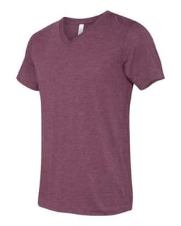 Unisex Triblend V-Neck Tee view 3
