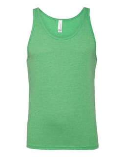 Jersey Tank in Green Triblend