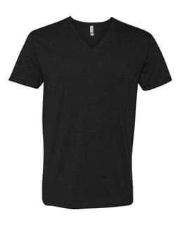 Men's CVC V-Neck T-Shirt view 1