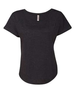Women’s Triblend Dolman T-Shirt in Vintage Black