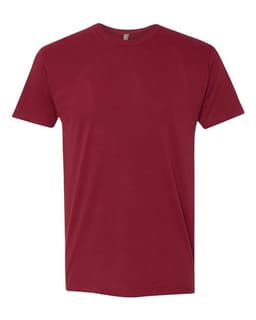 Sueded T-Shirt in Cardinal
