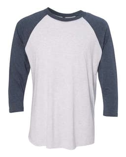Unisex Triblend Three-Quarter Raglan T-Shirt view 1