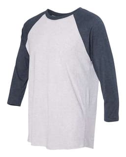 Unisex Triblend Three-Quarter Raglan T-Shirt view 3