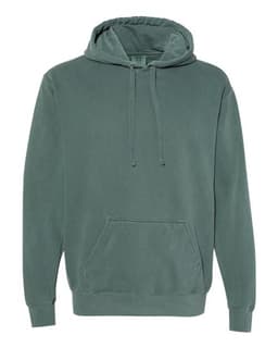 Unisex Garment-Dyed Hooded Sweatshirt in Blue Spruce