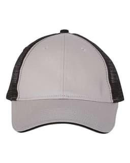 Sandwich Trucker Cap in Grey/ Black