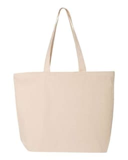 25L Zippered Tote in Natural