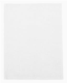 Hemmed Fingertip Towel in White
