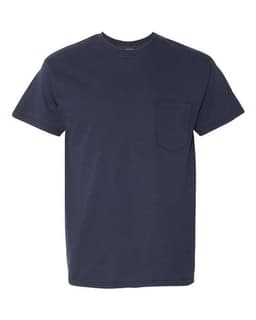 Unisex Heavy Cotton™ Pocket T-Shirt in Navy