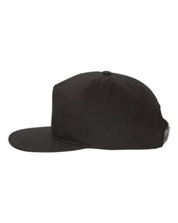 Lightly-Structured Five-Panel Snapback Cap view 3