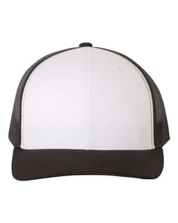 Retro Trucker Cap in Black/ White/ Black