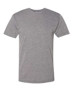 Unisex Triblend Track Tee in Athletic Grey