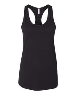 Women's Jersey Racerback Tank in Black