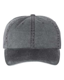 Pigment-Dyed Cap in Black
